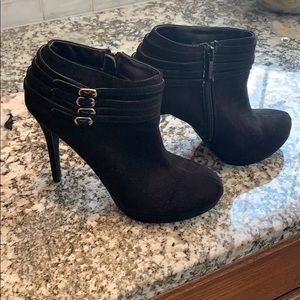 Black Stiletto Booties Size 7.5